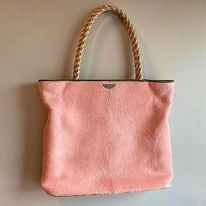 CHRISTIAN DIOR Women's VTG Pink Ponyhair Tote